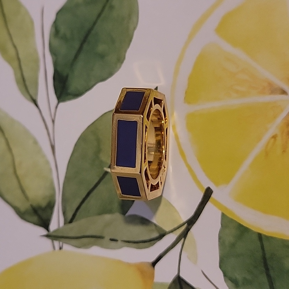 Tory Burch “Rylan” Ring in Purple